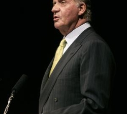 Don Juan Carlos durante su intervención
