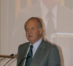 Don Juan Carlos durante la inauguración de la XX Conferencia Internacional de Organizaciones Empresariales Privadas