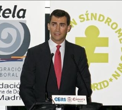 El Príncipe, durante su intervención