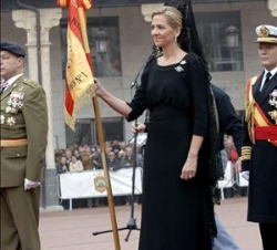 Su Alteza Real la Infanta Doña Cristina durante la celebración del acto