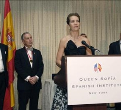Su Alteza Real la Infanta Doña Elena durante su intervención