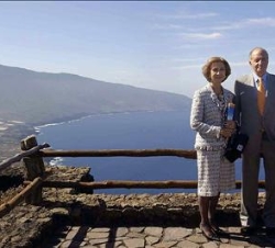 Los Reyes en el Mirador de la Peña en El Hierro