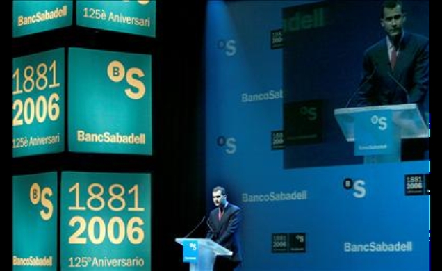 Su Alteza Real el Príncipe de Asturias durante su intervención