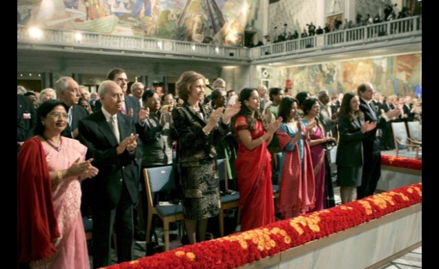 Doña Sofía asistió a la entrega del Premio Nobel de la Paz