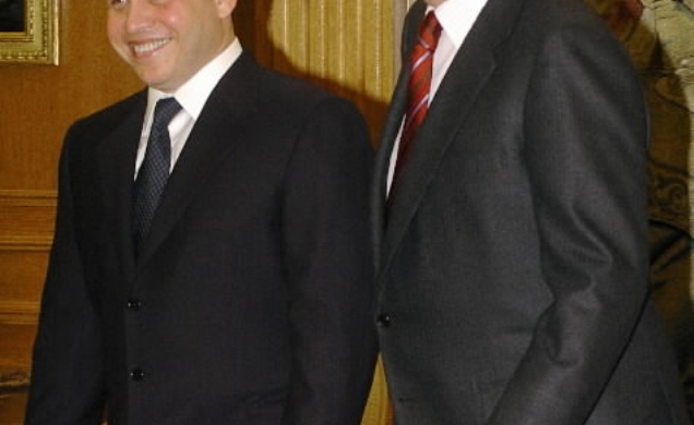 Su Majestad el Rey junto al Rey Abdallah de Jordania