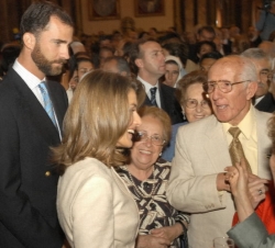 Los Príncipes de Asturias en el Casino Español