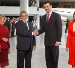 Recibimiento del Presidente de la República 
23 de febrero de 2005