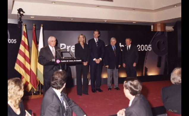 Los Duques de Palma, durante el acto