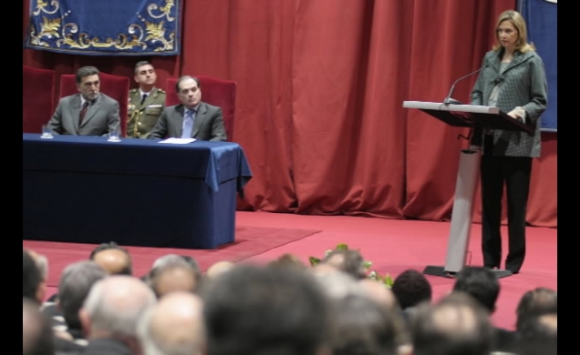 La Infanta Cristina durante su intervención