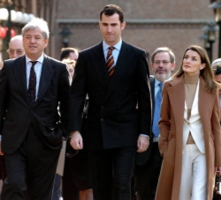 Los Príncipes a su llegada