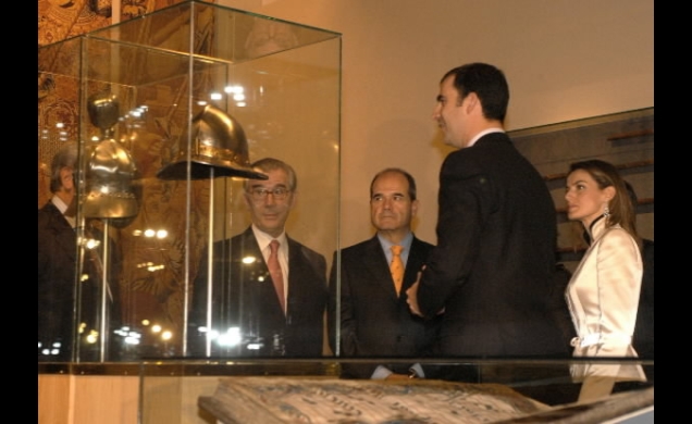 Los Príncipes, durante la visita