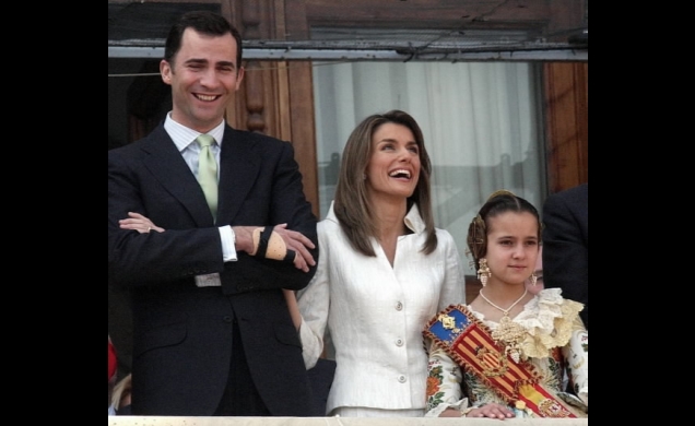 Los Príncipes, con la fallera mayor infantil