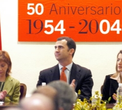 Los Príncipes de Asturias han presidido la conmemoración del L Aniversario de la reglamentación de la profesión de Economistas de España