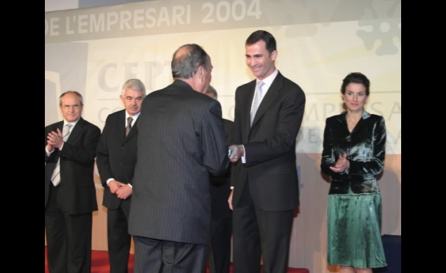 Los Príncipes de Asturias en la VI Nit de L'Empresari