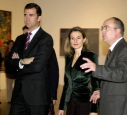 Los Príncipes de Asturias en la presentación del Museo Arte Contemporáneo Artium