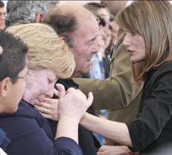 La Princesa de Asturias expresa su dolor y solidaridad a los allegados de los fallecidos