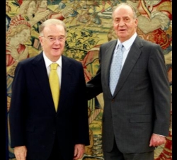 Don Juan Carlos con Jorge Sampaio