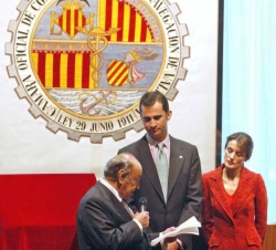 Don Felipe y Doña Letizia durante el acto de inauguración