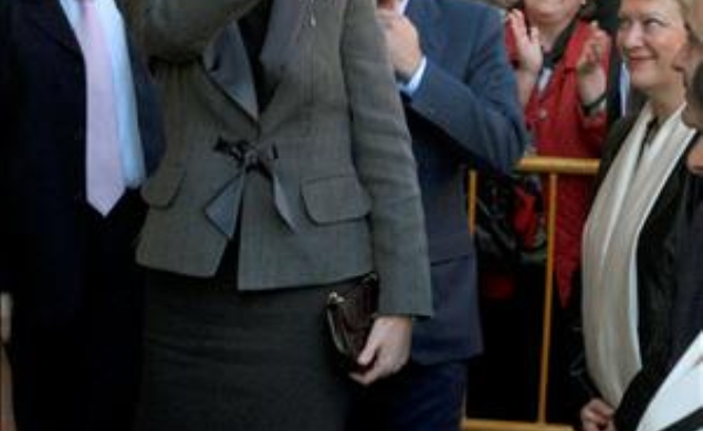 Su Alteza Real la Infanta Doña Cristina, a su llegada al Centro de la Asociación Almeriense para el Síndrome de Down