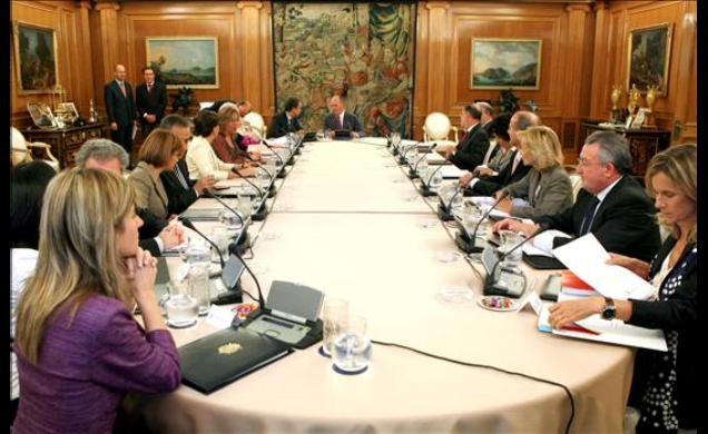 Vista general de la reunión del Consejo de Ministros