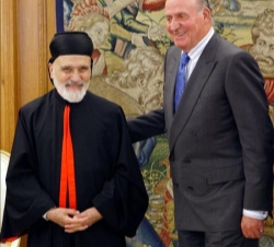 Don Juan Carlos con el Patriarca de Antioquía y de todo el Levante