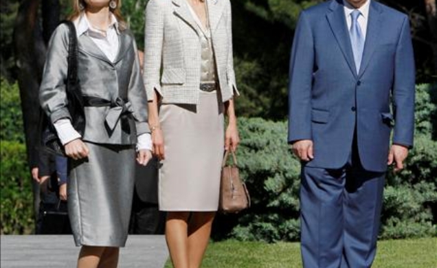 La Princesa de Asturias es recibida por la ministra de Igualdad y por el director del IESE de Madrid, a su llegada al Instituto de Estudios Superiores