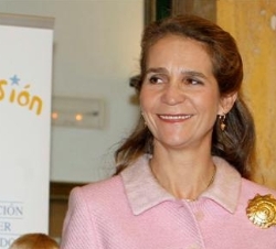 Su Alteza Real la Infanta Doña Elena durante la presentación de la IX Edición de la campaña"Un juguete, una ilusión"