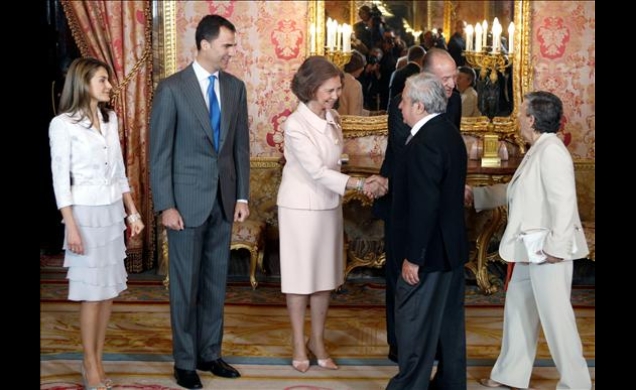Los Reyes y los Príncipes, con Juan Marsé y su esposa