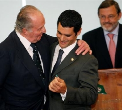 Su Majestad el rey Juan Carlos entrega la Orden al Mérito Deportivo a Antón Paz