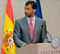 Don Felipe, durante su discurso