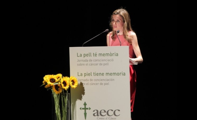 Su Alteza Real la Princesa de Asturias durante su intervención