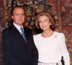 Fotografía oficial de SS.MM. los Reyes 