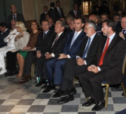 Su Alteza Real el Príncipe de Asturias durante la Conferencia Iberoamericana de Justicia Constitucional