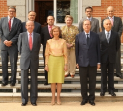 Fotografía de grupo con el Patronato de la Fundación Reina Sofía