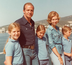 Familia Real en Palma de Mallorca