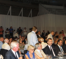 Vista general de la Cena de gala con motivo de los "15º Campeonatos del Mundo de Natación de la FINA"
