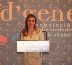 La Princesa de Asturias, durante su intervención
