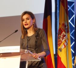 Doña Letizia durante su intervención en el XVII Congreso Estatal del Voluntariado
