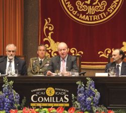 Su Majestad el Rey Don Juan Carlos durante su intervención