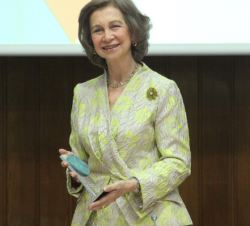 Doña Sofía, tras recibir el "Premio Sénior de Honor" 