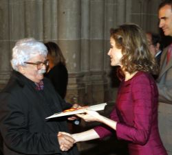 Su Majestad la Reina entrega el Premio Nacional de Teatro 2015 a Pedro Moreno
