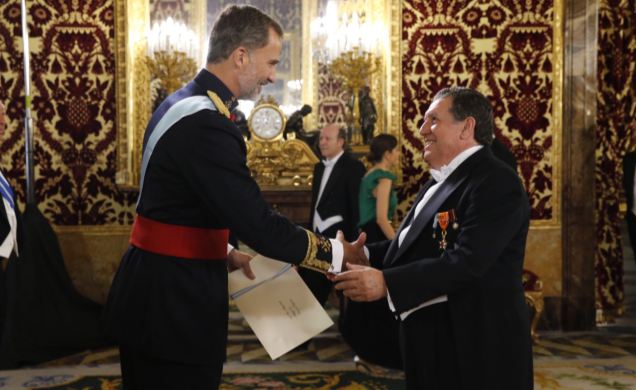 Su Majestad el Rey recibe la Carta Credencial del embajador de la República Argentina, Federico Ramón Puerta