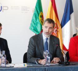 Don Felipe durante su intervención en la XXIII Conferencia de Presidentes de las Regiones Ultraperifericas de la Unión Europea