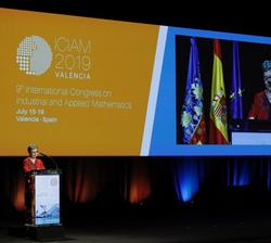 Intrervención de la presidenta del ICIAM 2019, María Jesús Esteban