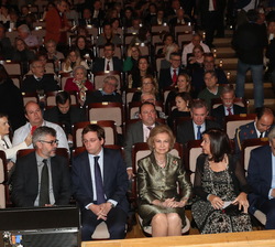 Su Majestad la Reina Doña Sofía en primera fila de asientos del Auditorio
