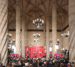 Vista general del Salón Columnario durante la celebración de la entrega de los Premios Rei Jaume I