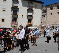 Los Reyes en su visita a Cuenca