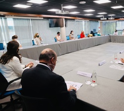 Reunión de trabajo con la Federación Española de Mujeres Directivas, Ejecutivas, Profesionales y Empresarias (FEDEPE), presidida por Su Majestad la Re
