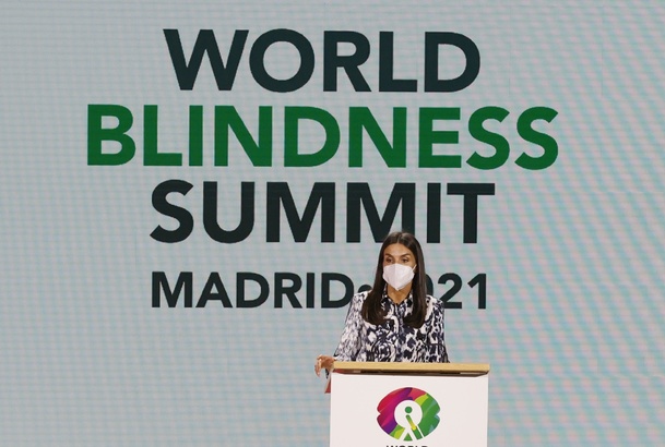 Intervención de Doña Letizia en la World Blindness Summit Madrid'21