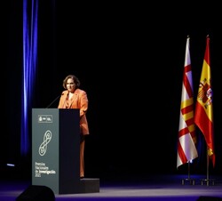 Intervención de la alcaldesa de Barcelona, Ada Colau